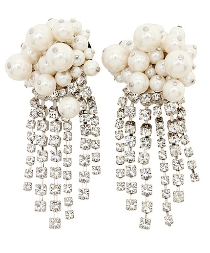 パールチェーンイヤリング