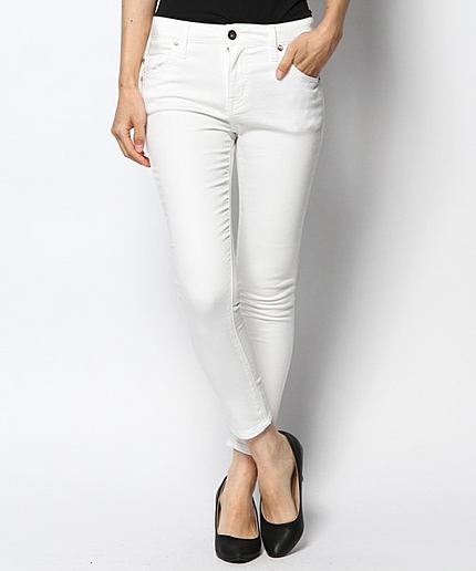 アンクルスキニーニットライクスキニーデニム