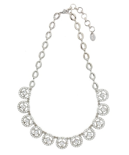 ダブルランドストーンネックレス