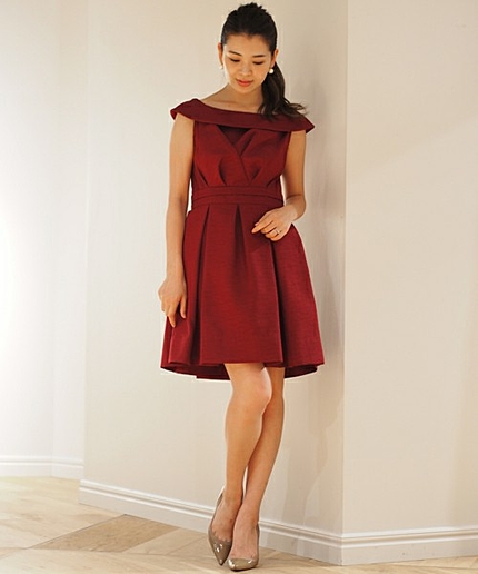 【セットアップ対応商品E】プライムバックリボンドレス