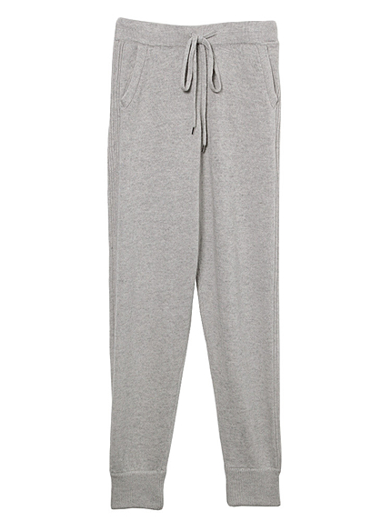 BORNYニットリブパンツ