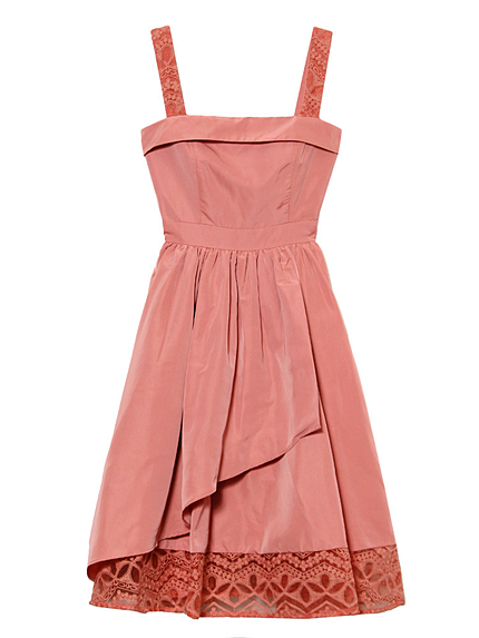 MERCURYDUO【LUX】 レース切替アシンメトリーOP