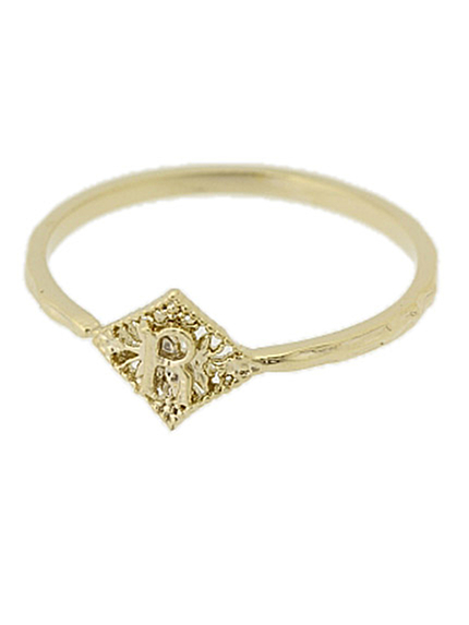 Ungridイニシャルプレートリング(R)