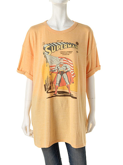 UngridSUPER MANプリントTee