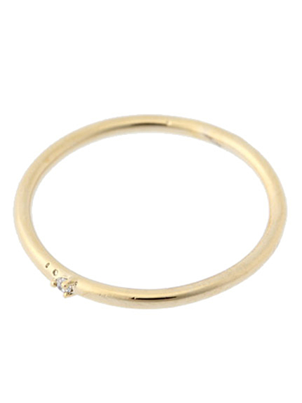 Ungridシンプルクリスタルリング