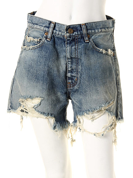 Ungridミドル丈ダメージデニム