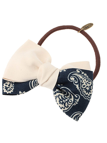 Ungrid【Lady Like】ペイズリーリボンヘアゴム
