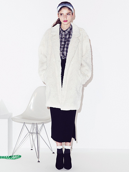 ネルチェックオーバーシャツ