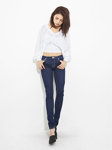 GYDAワンウォッシュスキニーデニムPT