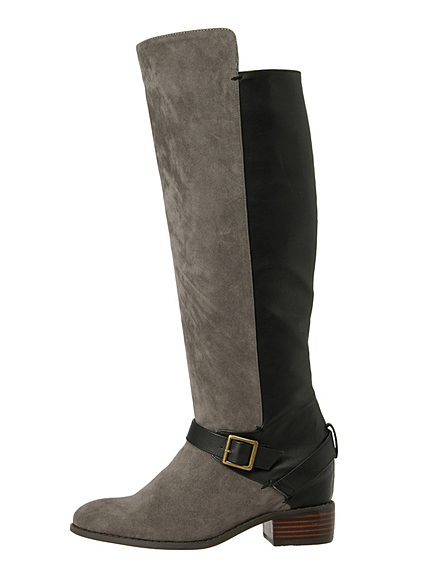 Ungrid【Lady Like】スエードニーハイブーツ