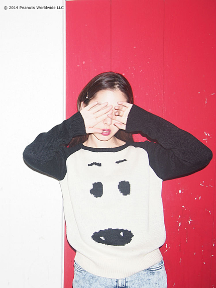 SNOOPYコラボニット