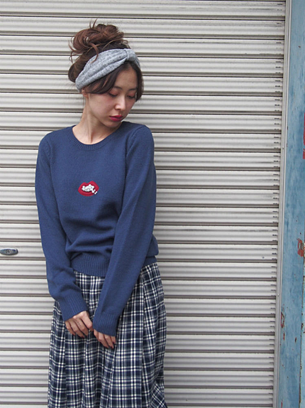 merry jennyミドルゲージlipパールニット