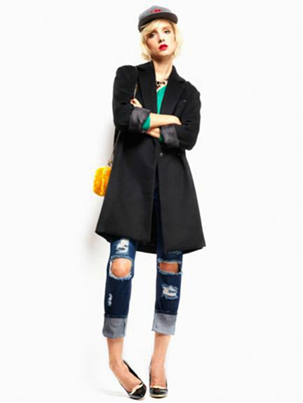 LAGUNAMOONナローテーラードLongコート