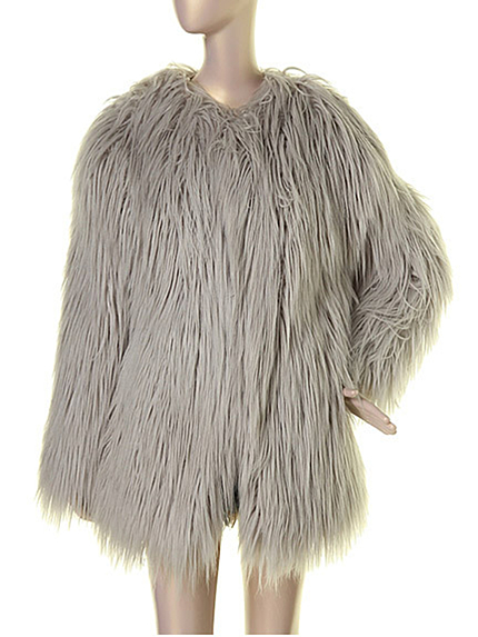 LAGUNAMOONロングフェイクファーコート