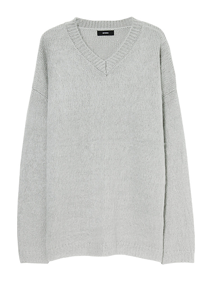 EMODAV/Nシャギーオーバーknit TOPS