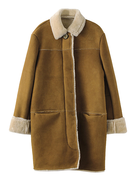 Ungrid【Lady Like】リアルムートンロングコート