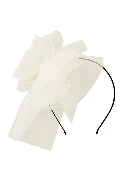 チュールリボンカチューシャ