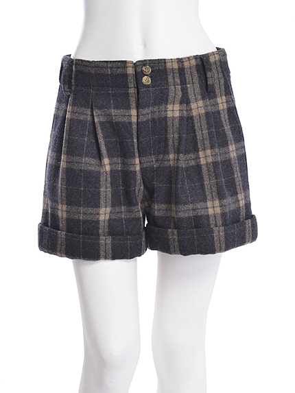 Ungrid【Casual】ウールチェックS-PT