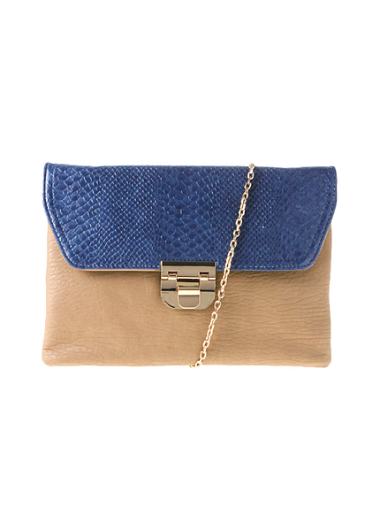 TRYSTバイカラークラッチBAG