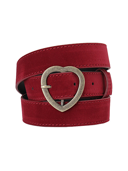 【goods】ハートスエードベルト