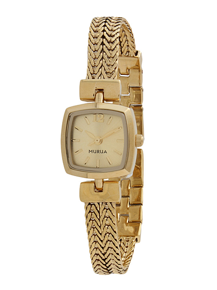 【FEMININE】ゴ-ルドチェ-ンウォッチ