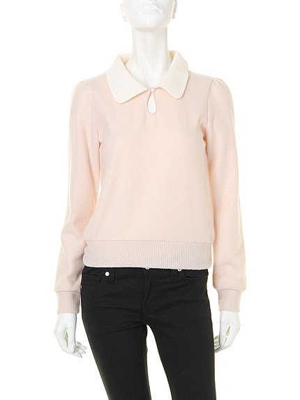 EATME衿付きニットTOPS