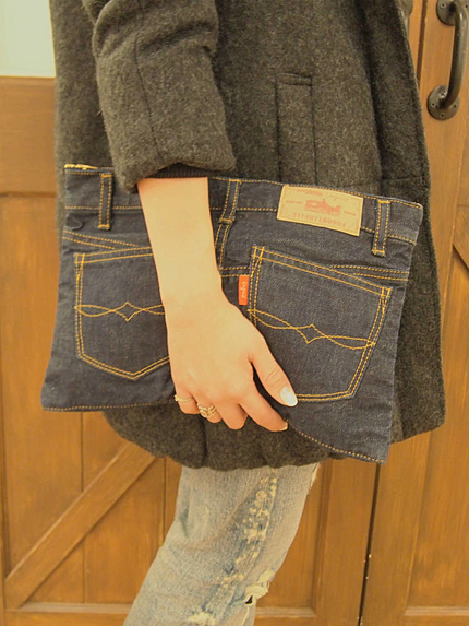 Ungrid【Casual】ワンウォッシュデニムクラッチ