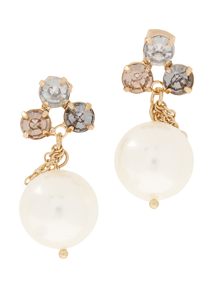 Chedel【DATE】フェイクパールTOPピアス