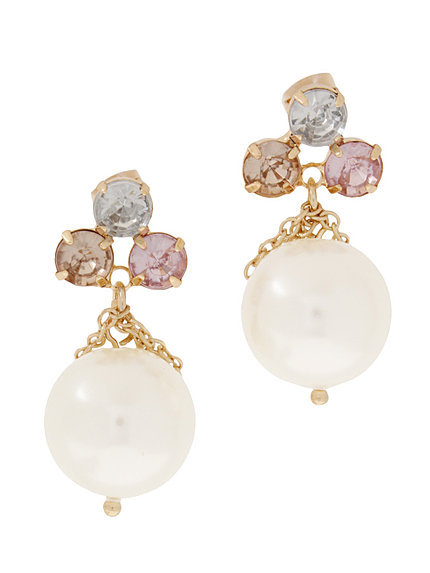 Chedel【DATE】フェイクパールTOPピアス