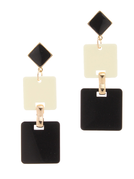 EVRISモノトーンコンビピアス