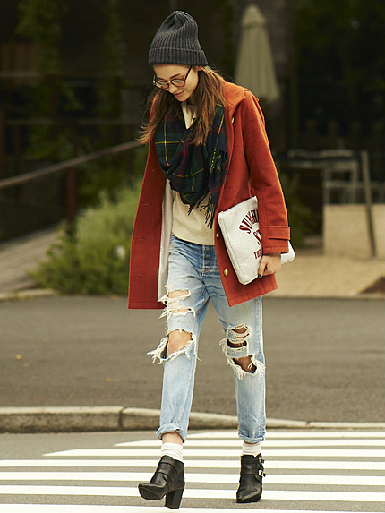 《sweet11月号 吉川ひなのｻﾝ着用》【Casual】セルヴィッチクラッシュライトボーイズデニム