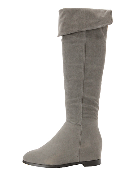 RUNWAY channel【vanitybeauty】インヒール スエードニーハイブーツ