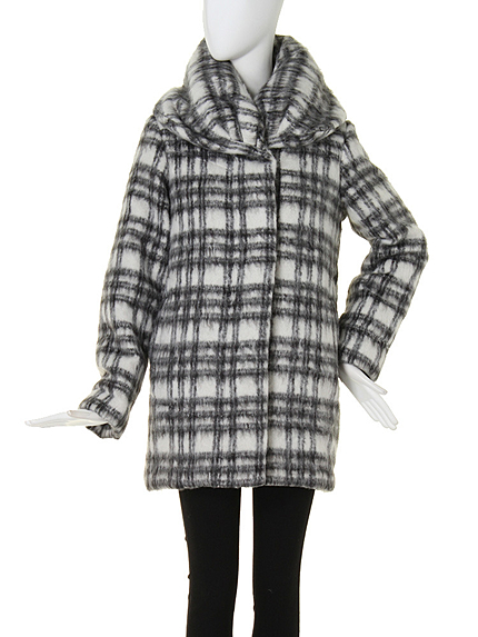 MURUAシャギーチェック中綿CT