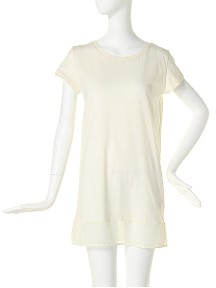 MURUA裾シースルーT-OP