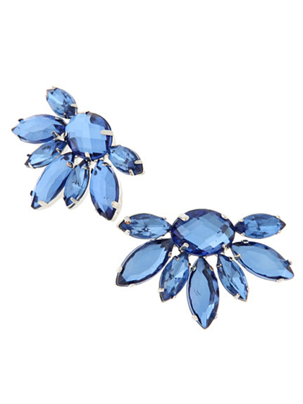 MURUAポイントフラワービジューピアス