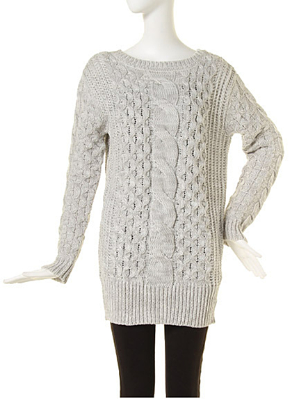 MURUA2way MIXニットチュニック