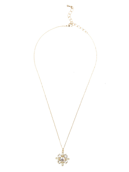 【goods】フラワービジューネックレス