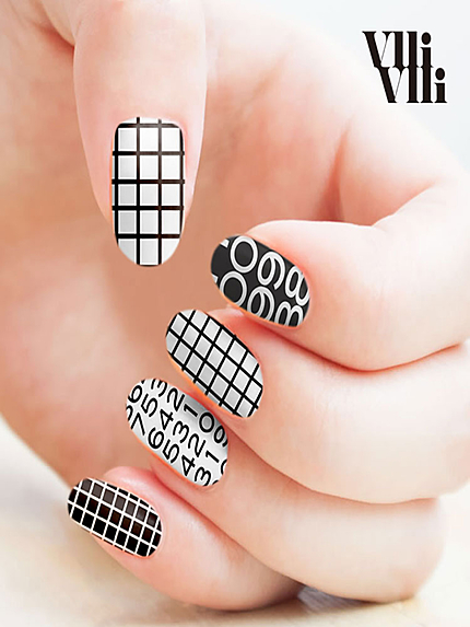 RUNWAY channel【VlliVlli】CoordiNail モノトーンスコアボード