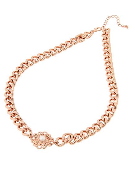 dazzlin【goods】フラワーTOPチェーンチョーカー