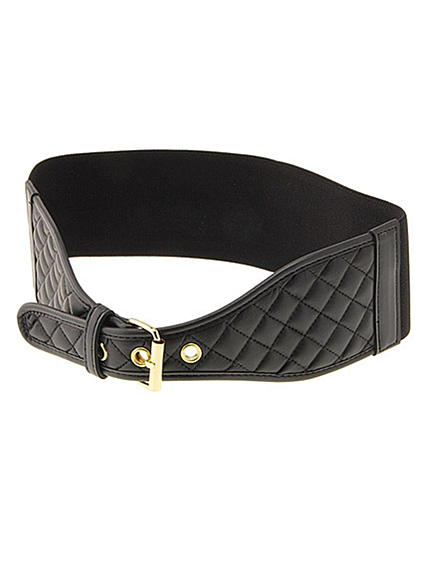 dazzlin【goods】キルティング太ゴムベルト