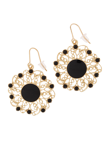 アンティークモチーフピアス