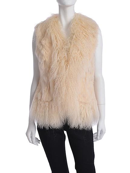 Ungrid《otonaMUSE 11月号 佐田真由美ｻﾝ着用》【Classy】チベットファーベスト