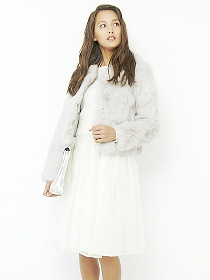 【DUO】 ラビットファーコート