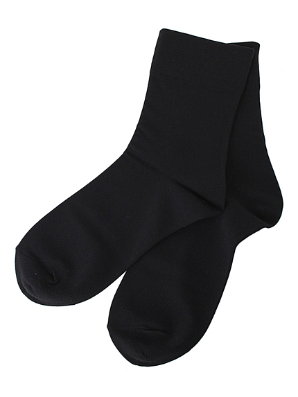 ハイゲージナイロンショートクルーソックス