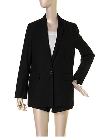 LAGUNAMOONギャバBoxテーラードジャケット