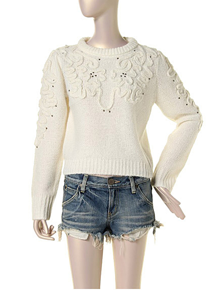 LAGUNAMOONvintageテープ刺繍プルオーバー