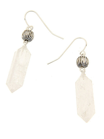 LAGUNAMOONnaturalロッククリスタル ピアス