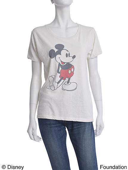 Ungrid《sweet11月号 吉川ひなのサン着用》【Casual】ヴィンテージMickey Tee