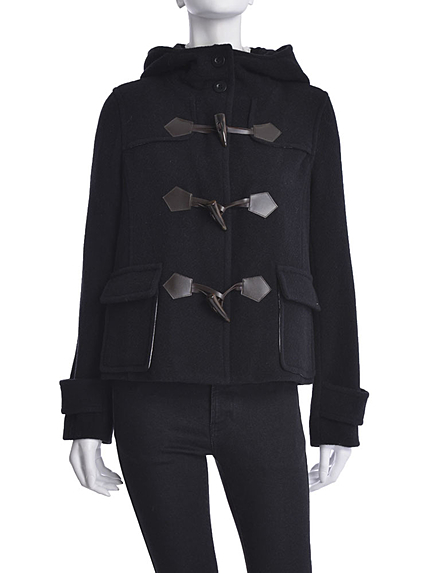 EATME《ViVi 12月号掲載》アンゴラ混ウェーブカルゼショートダッフルコート