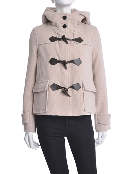 EATME《ViVi 12月号掲載》アンゴラ混ウェーブカルゼショートダッフルコート